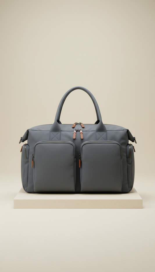 Slate Grey Soft-Shell Weekender Bag