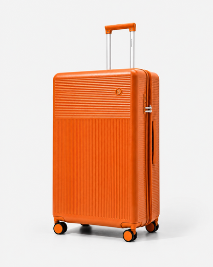 Voyalune 28-inch orange large check-in spinner suitcase