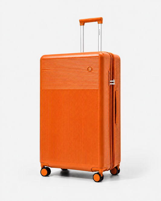 Voyalune 28-inch orange large check-in spinner suitcase